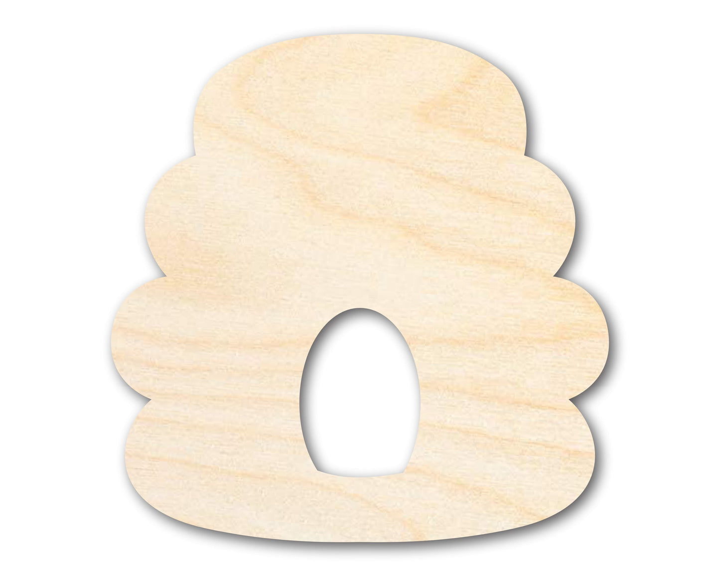 Unfinished Wood Beehive Shape - Craft - up to 46"