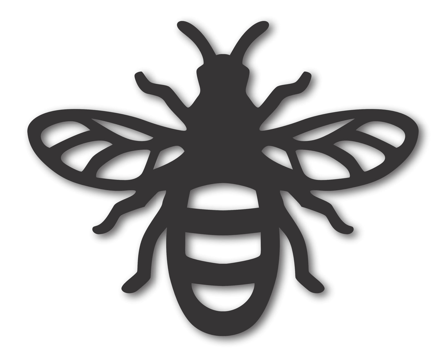 Metal Bumble Bee Sign | Metal Bumble Bee Wall Plaque | 15 Color Options