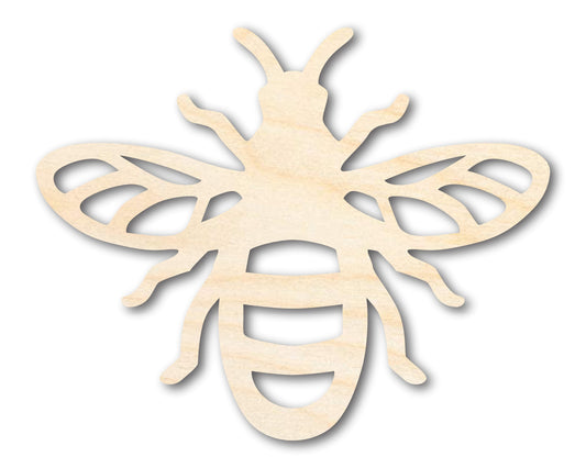 Unfinished Wood Bumble Bee Shape - Craft - up to 46"