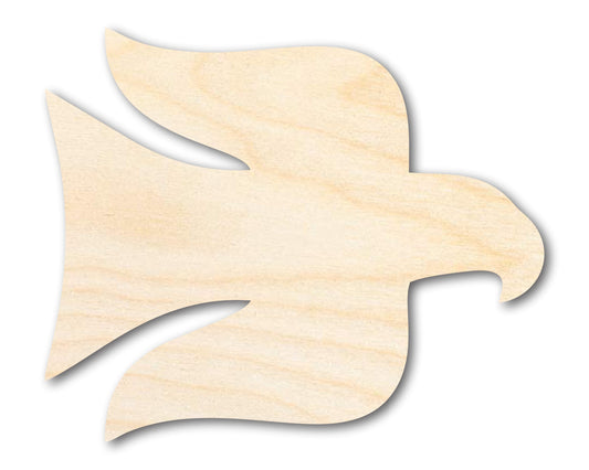 Unfinished Wood Eagle Totem Shape - Craft - up to 46"