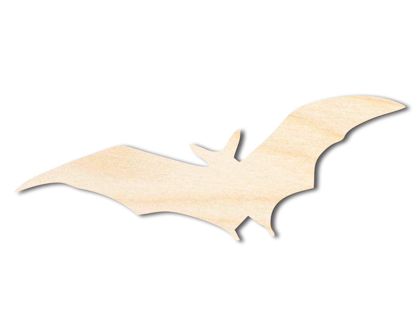 Unfinished Wood Flying Bat Shape - Craft - up to 46"