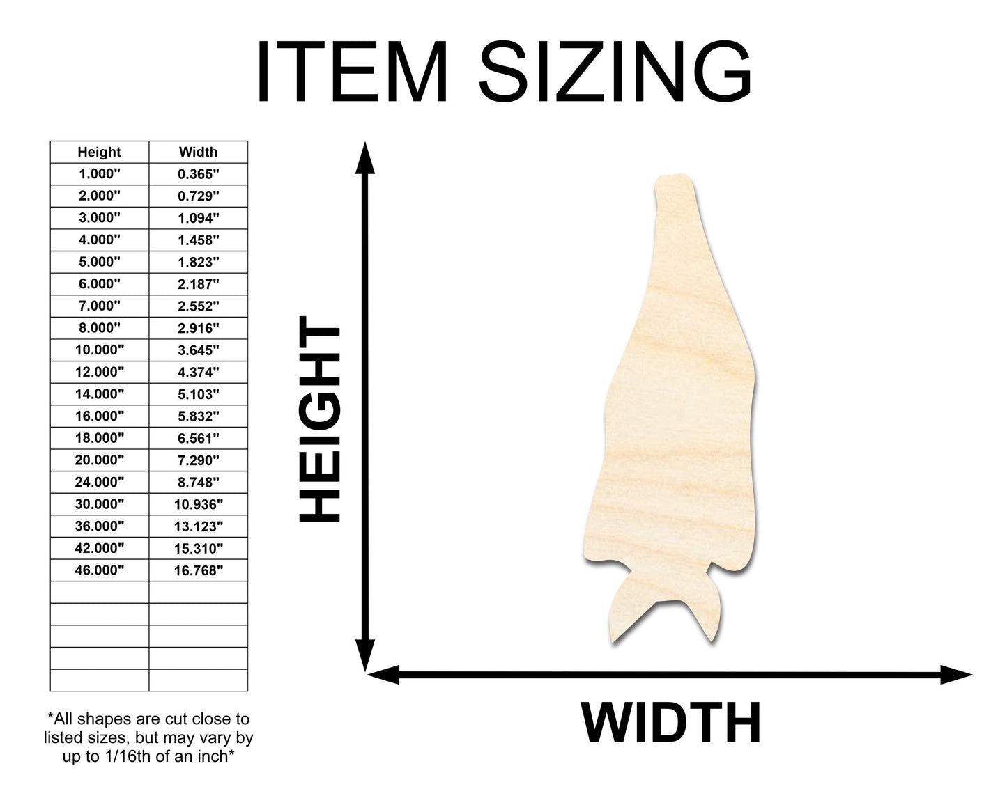 Unfinished Wood Hanging Bat Shape - Craft - up to 46"