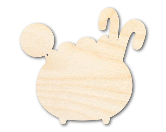 Unfinished Wood Candy Cauldron Shape - Craft - up to 46"