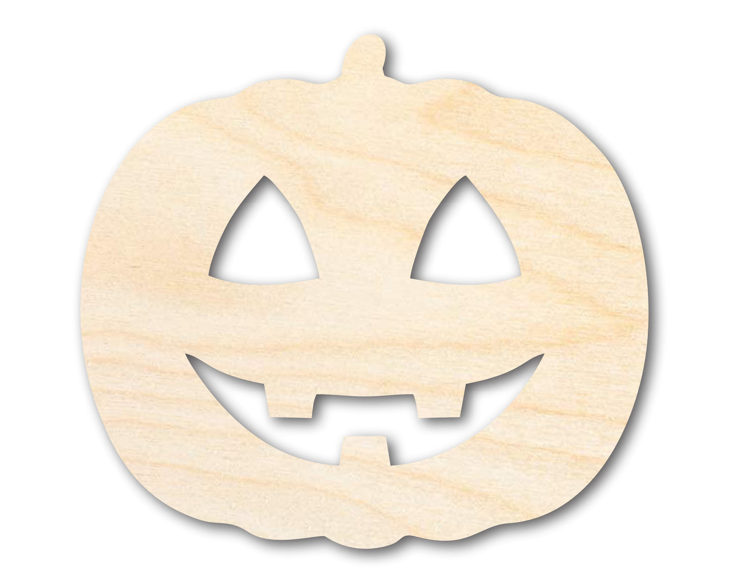 Unfinished Wood Happy Pumpkin Shape - Craft - up to 46"