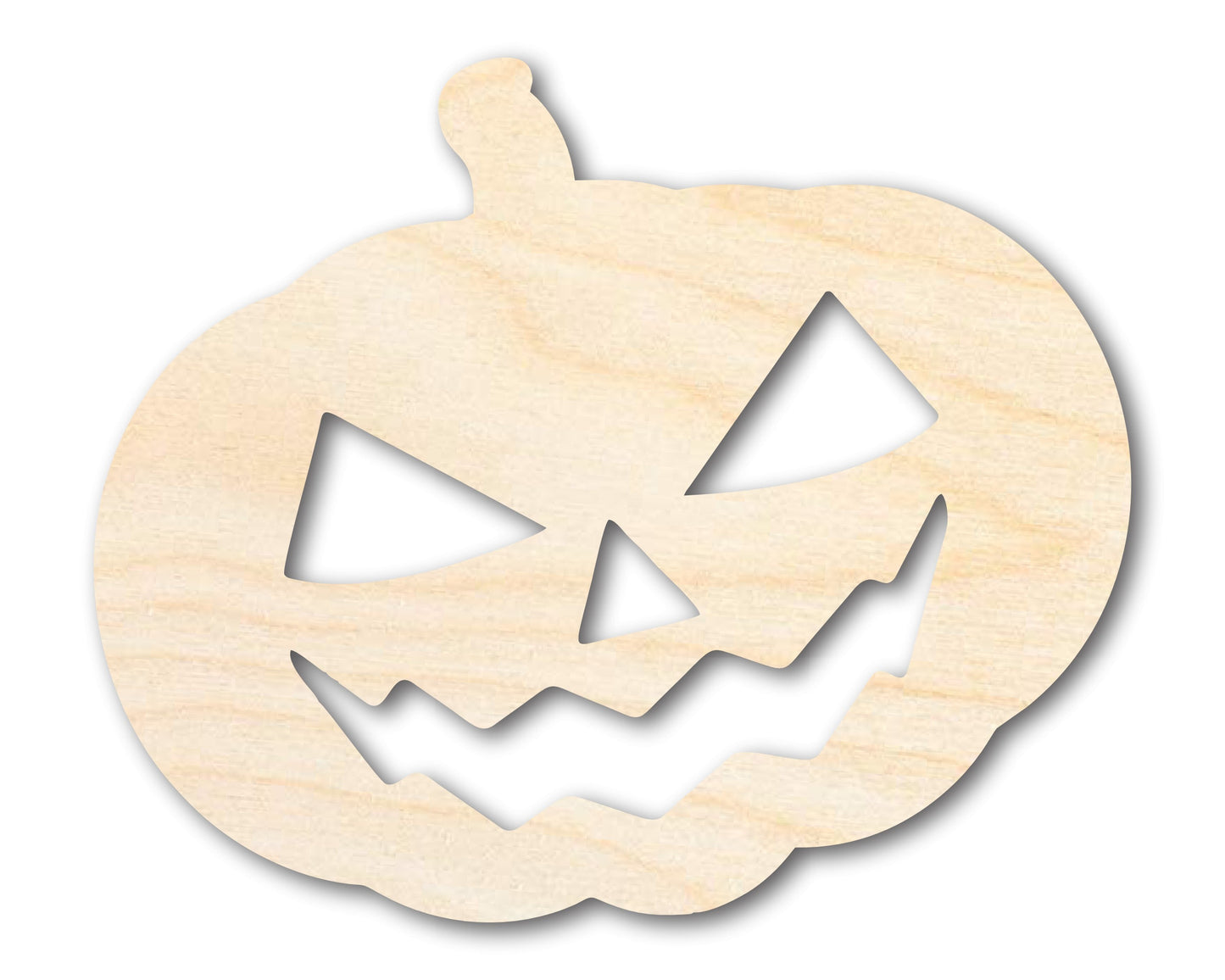 Unfinished Wood Jack-O-Lantern Shape - Craft - up to 46"