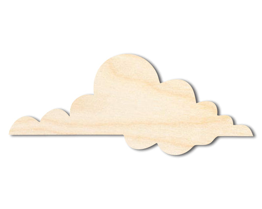 Unfinished Wood Large Cloud Shape - Craft - up to 46"