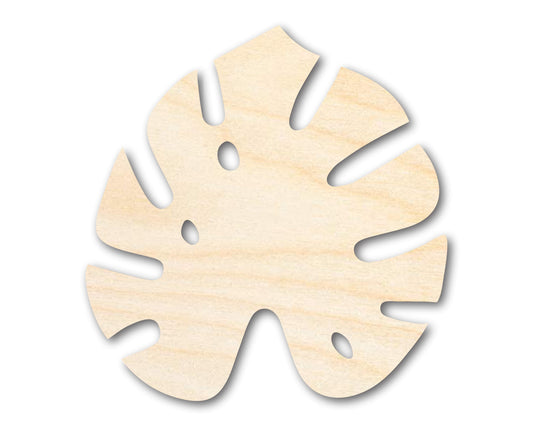 Unfinished Wood Monstera Leaf Shape - Craft - up to 46"