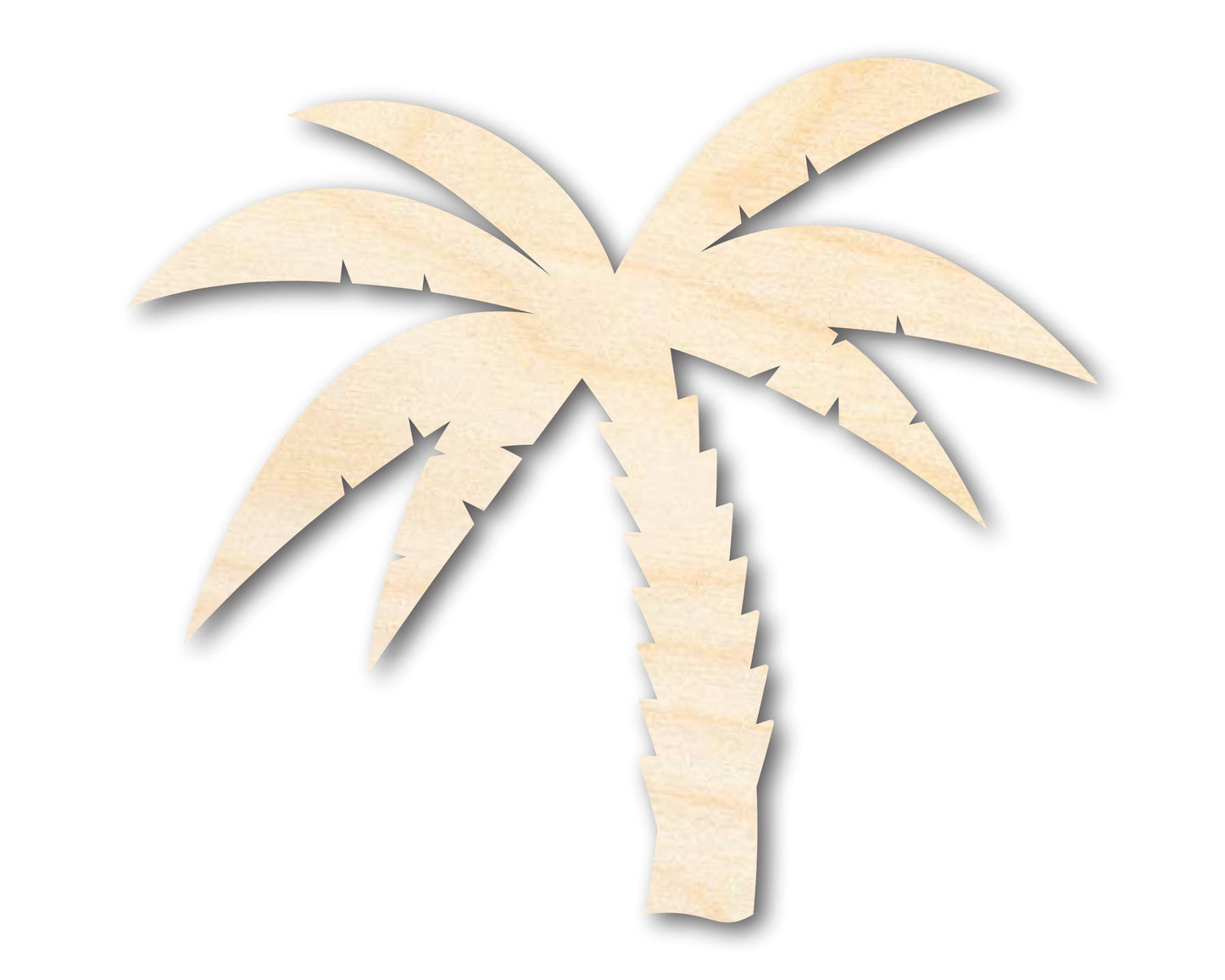 Unfinished Wood Palm Tree Shape - Craft - up to 46"