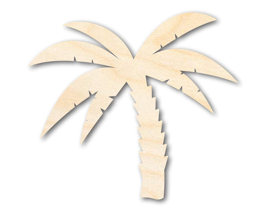 Unfinished Wood Palm Tree Shape - Craft - up to 46"