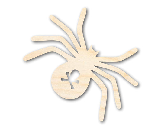 Unfinished Wood Spider Shape - Craft - up to 46"