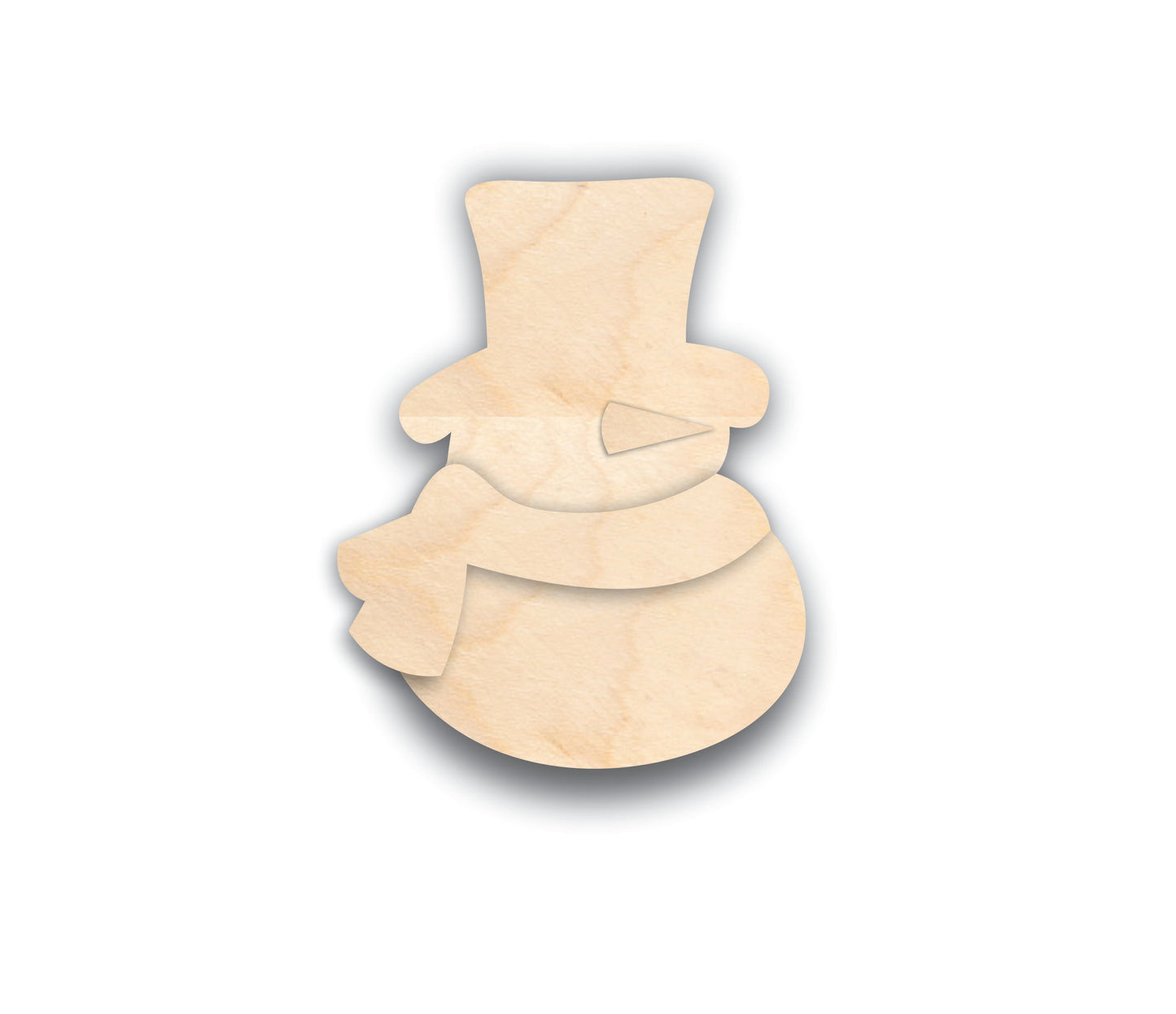 Unfinished Wood Snowman Craft Set Shape - 3 Piece Craft Set - up to 46"