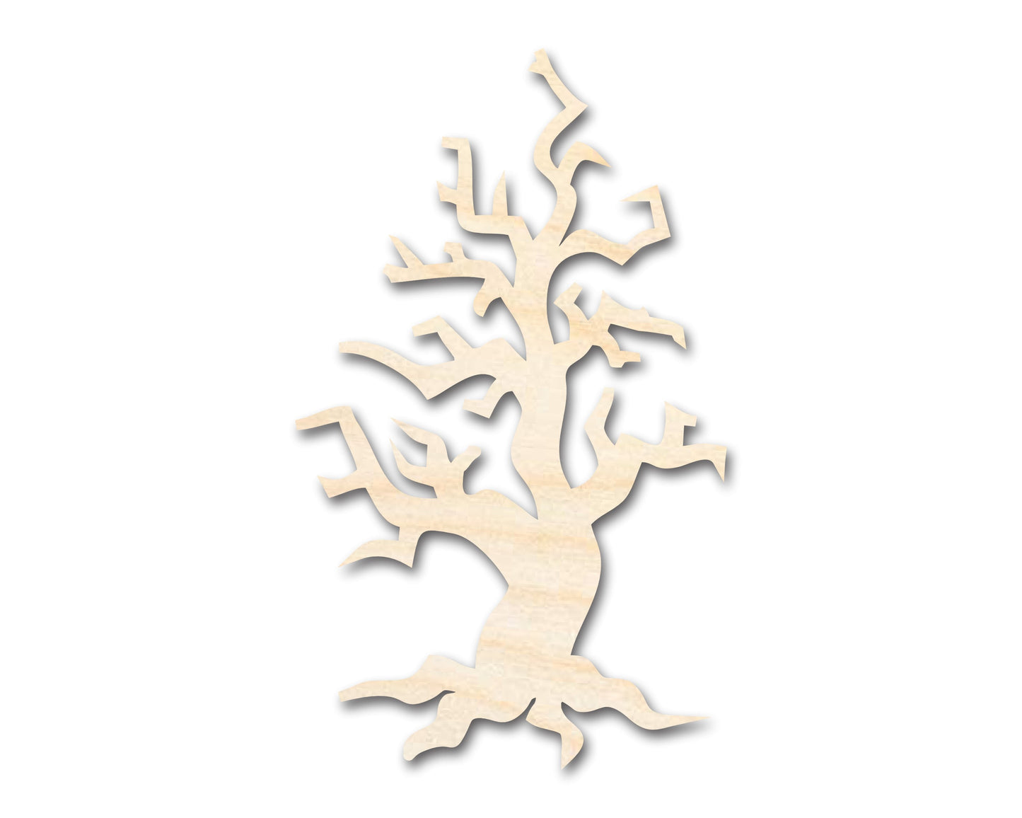 Unfinished Wood Spooky Tree Shape - Craft - up to 46"