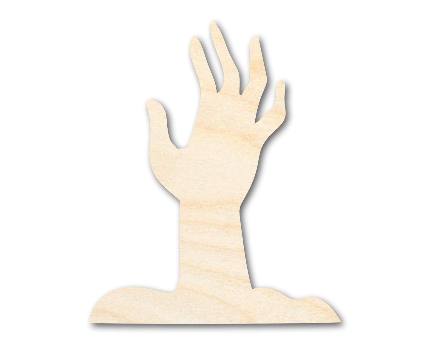 Unfinished Wood Zombie Hand Shape - Craft - up to 46"