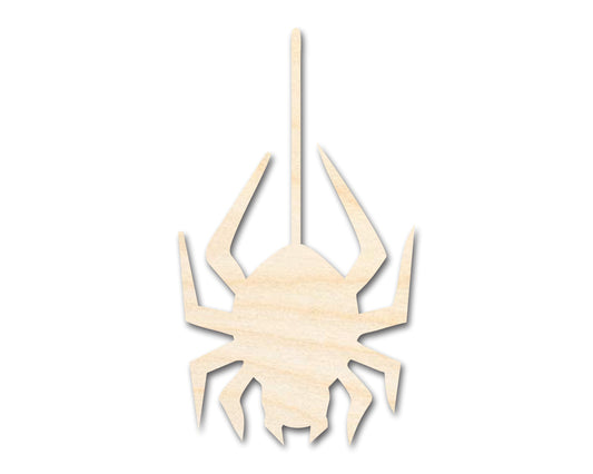 Unfinished Wood Hanging Spider Shape - Craft - up to 46"