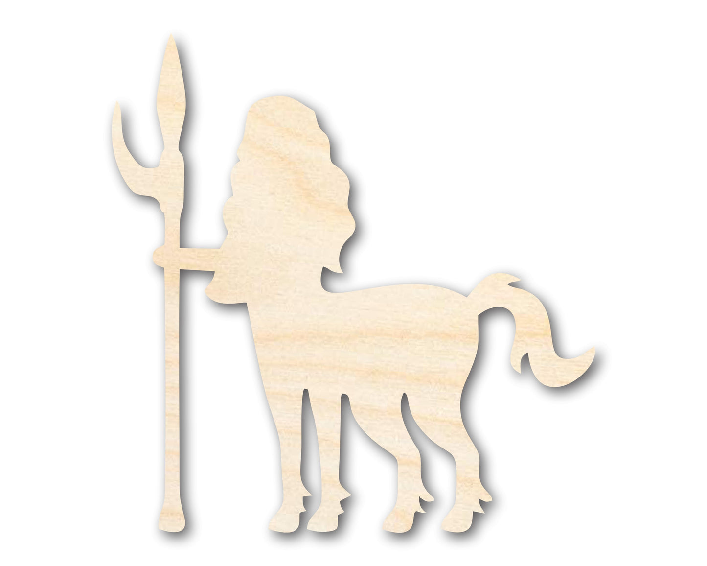 Unfinished Wood Centaur Shape - Craft - up to 46"