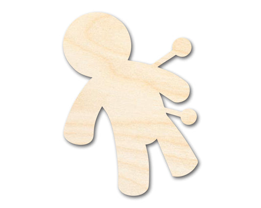 Unfinished Wood Voodoo Doll Shape - Craft - up to 46"