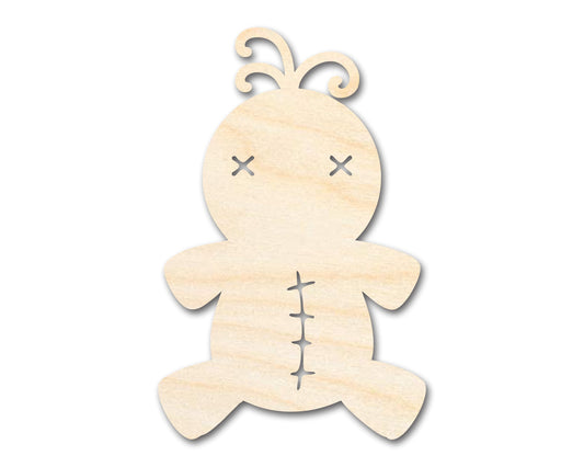 Unfinished Wood Voodoo Doll Shape - Craft - up to 46"