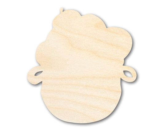 Unfinished Wood Bushel of Apples Shape - Craft - up to 46"