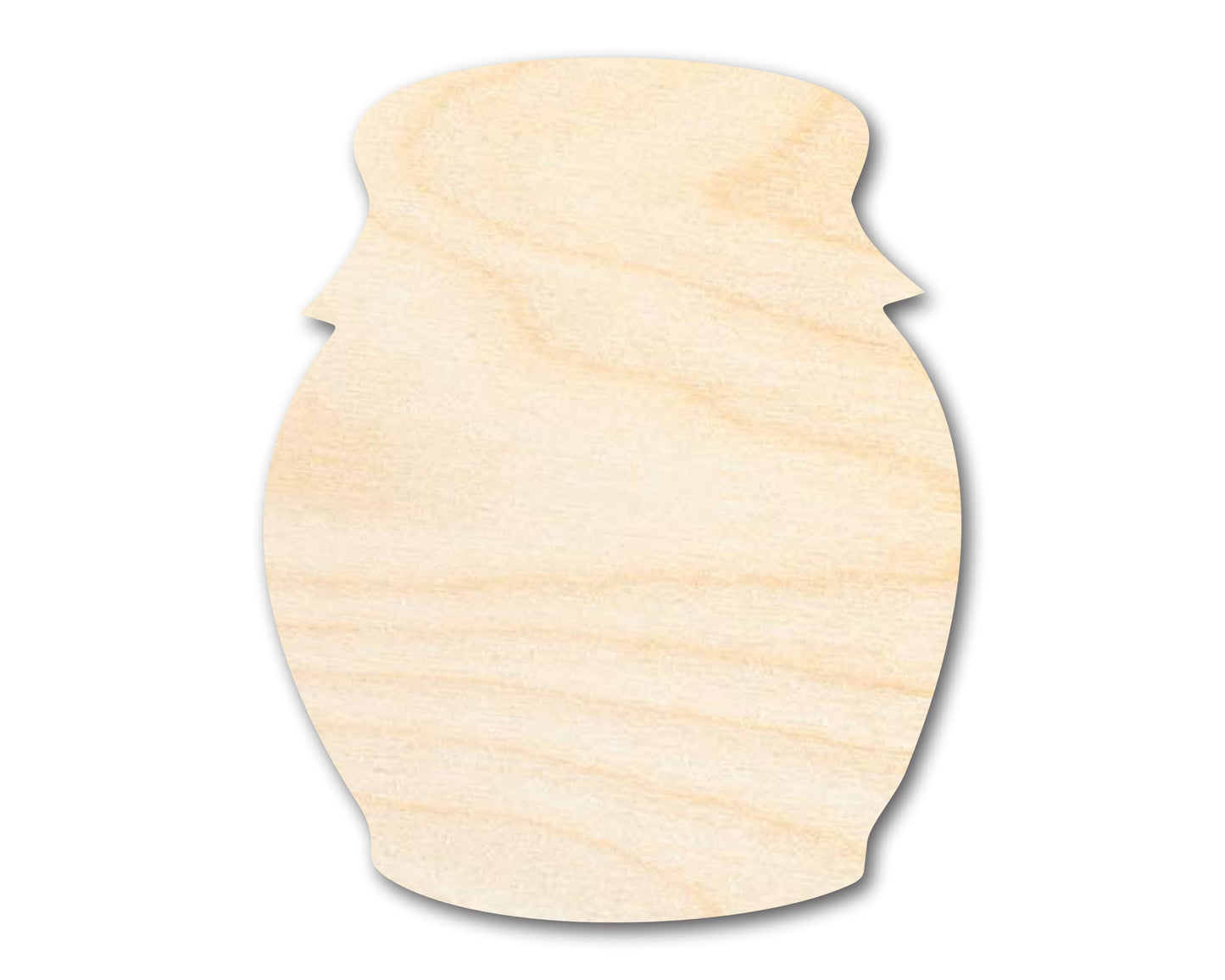 Unfinished Wood Country Jar Shape - Craft - up to 46"