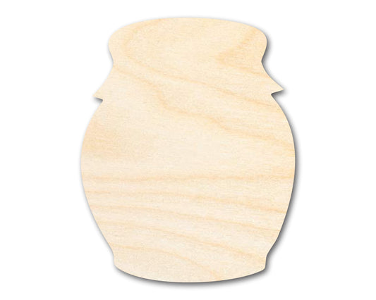Unfinished Wood Country Jar Shape - Craft - up to 46"