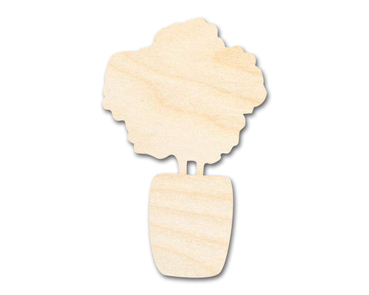 Unfinished Wood Table Flowers Shape - Craft - up to 46"