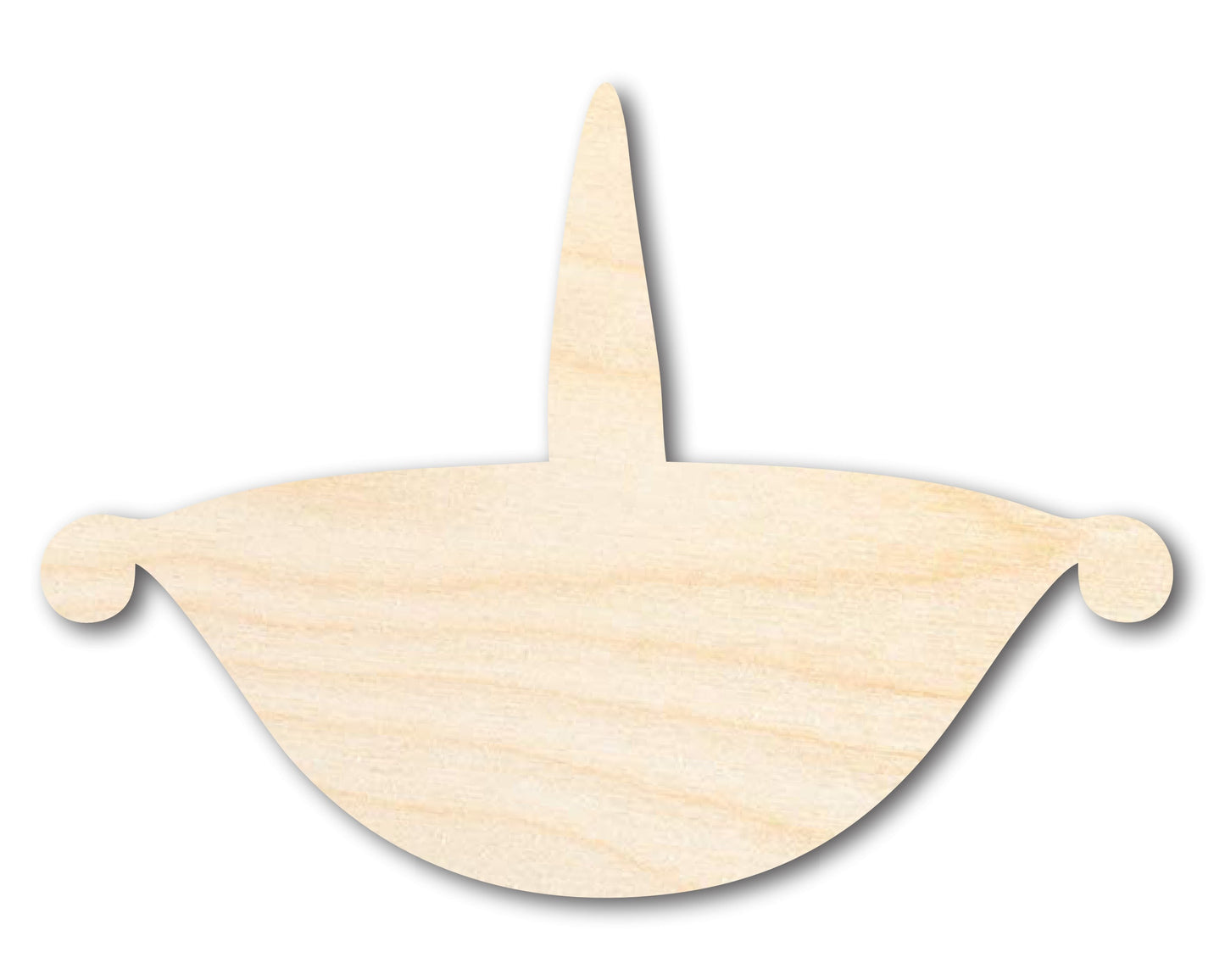 Unfinished Wood Diya Shape | Diwali | Craft Cutout | up to 46" DIY