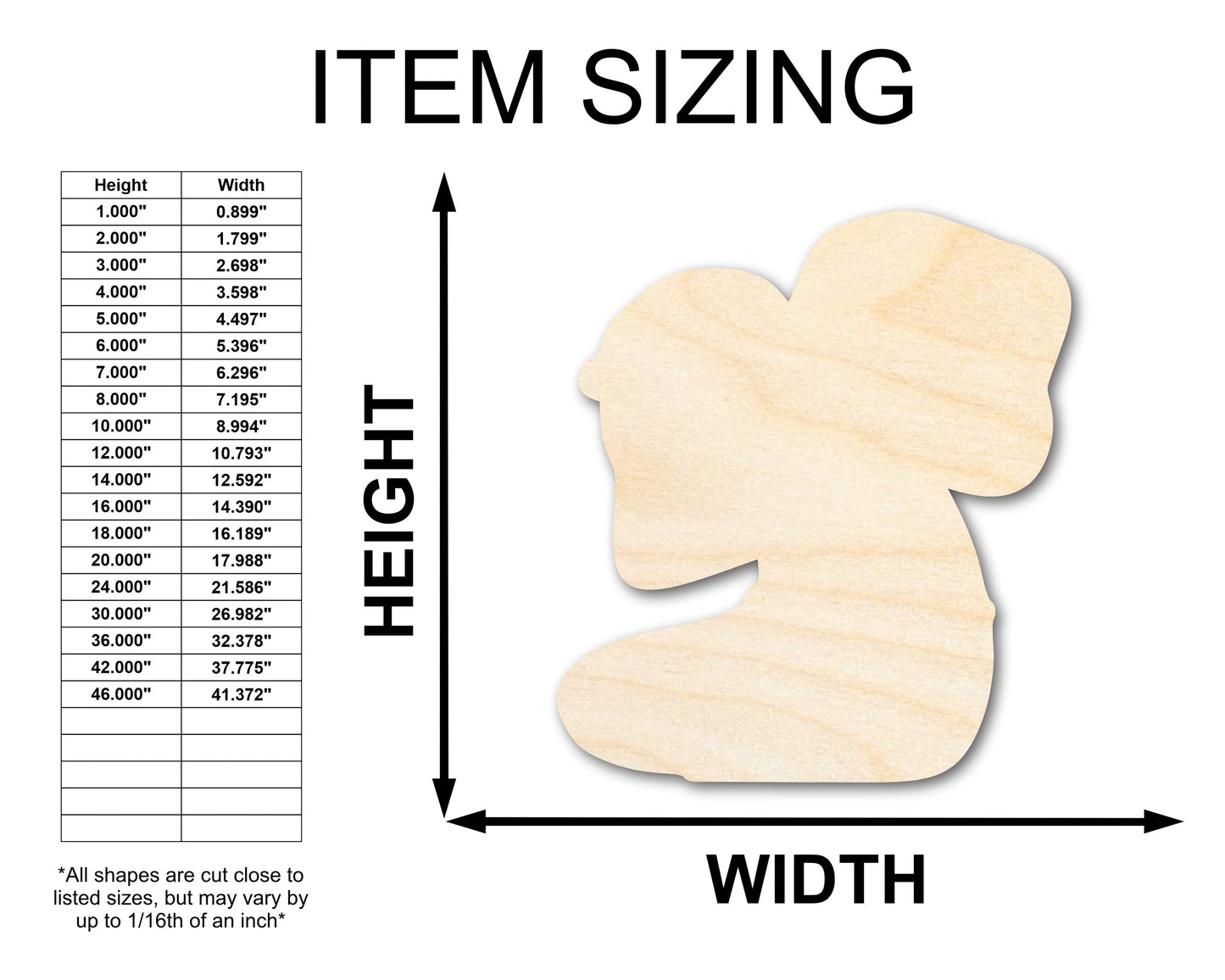 Unfinished Wood Mayan Year Bearer Shape | Craft Cutout | up to 46" DIY