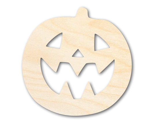 Unfinished Wood Jack-O-Lantern Shape | Craft Cutout | up to 46" DIY