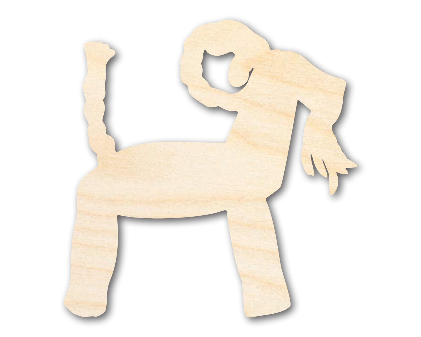 Unfinished Wood Yule Goat Shape | Craft Cutout | up to 46" DIY