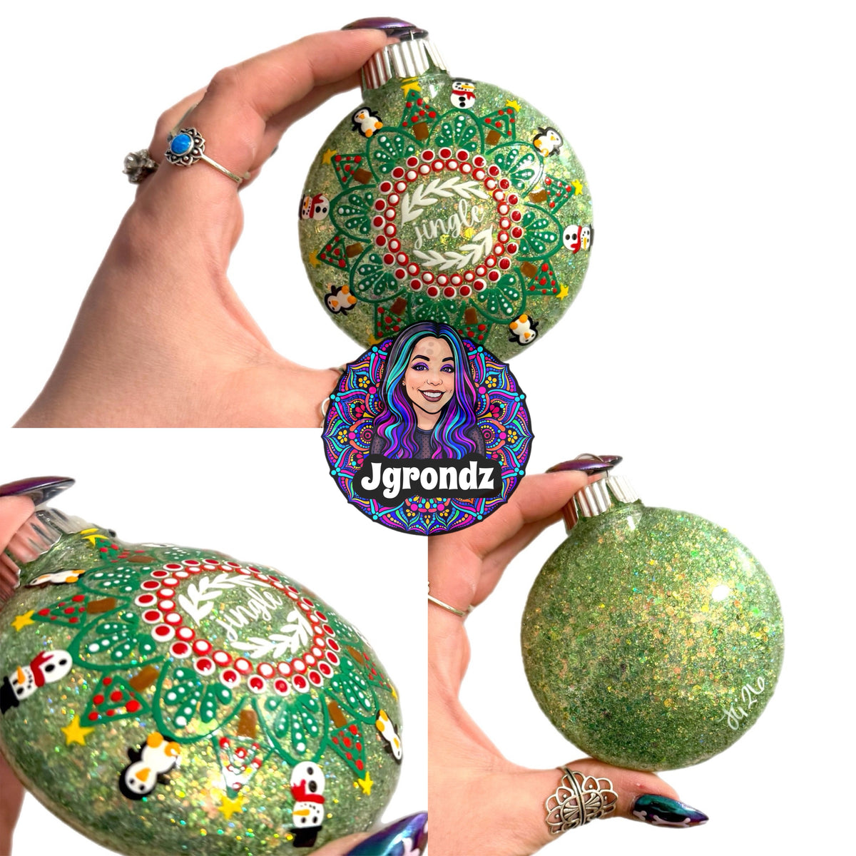 3” Mandala Ornament