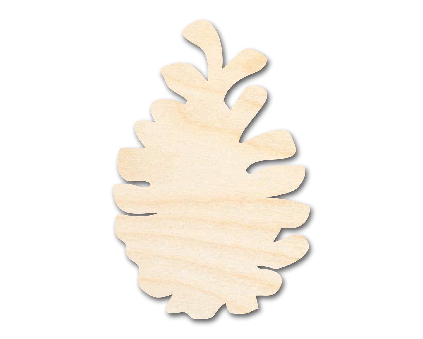 Unfinished Wood Pinecone Shape | Craft Cutout | up to 46" DIY