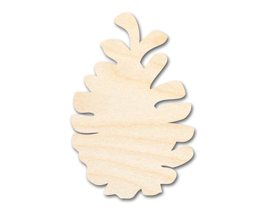 Unfinished Wood Pinecone Shape | Craft Cutout | up to 46" DIY