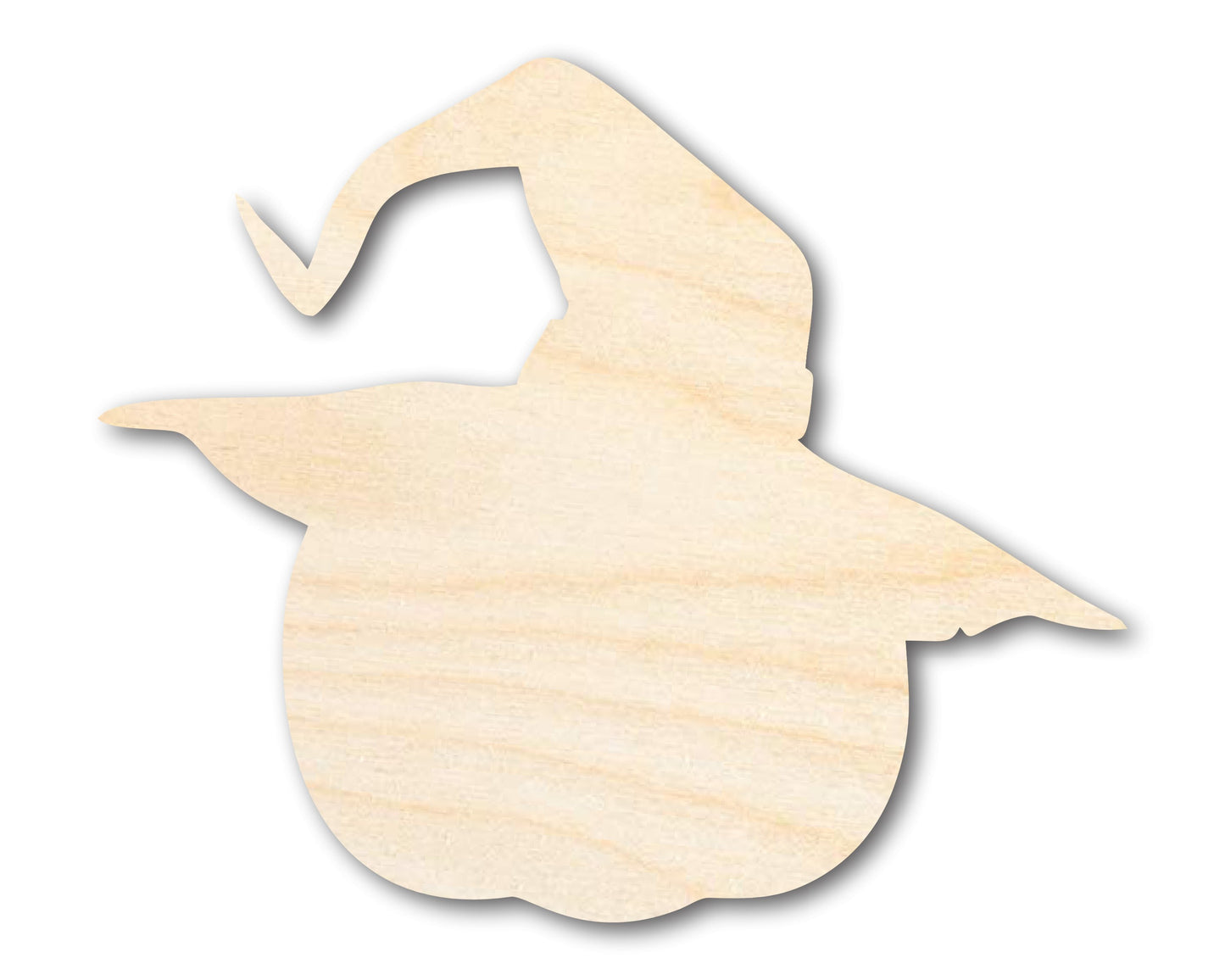 Unfinished Wood Pumpkin Wizard Shape | Craft Cutout | up to 46" DIY