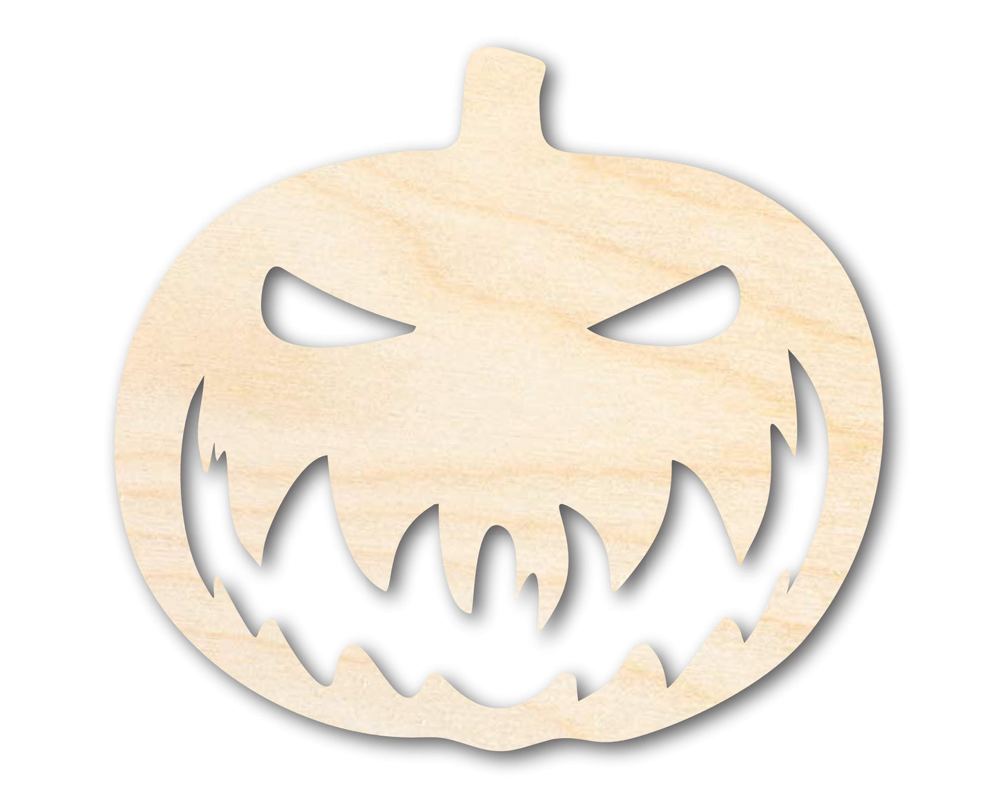 Unfinished Scary Pumpkin Shape | Craft Cutout | up to 46" DIY