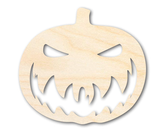 Unfinished Scary Pumpkin Shape | Craft Cutout | up to 46" DIY