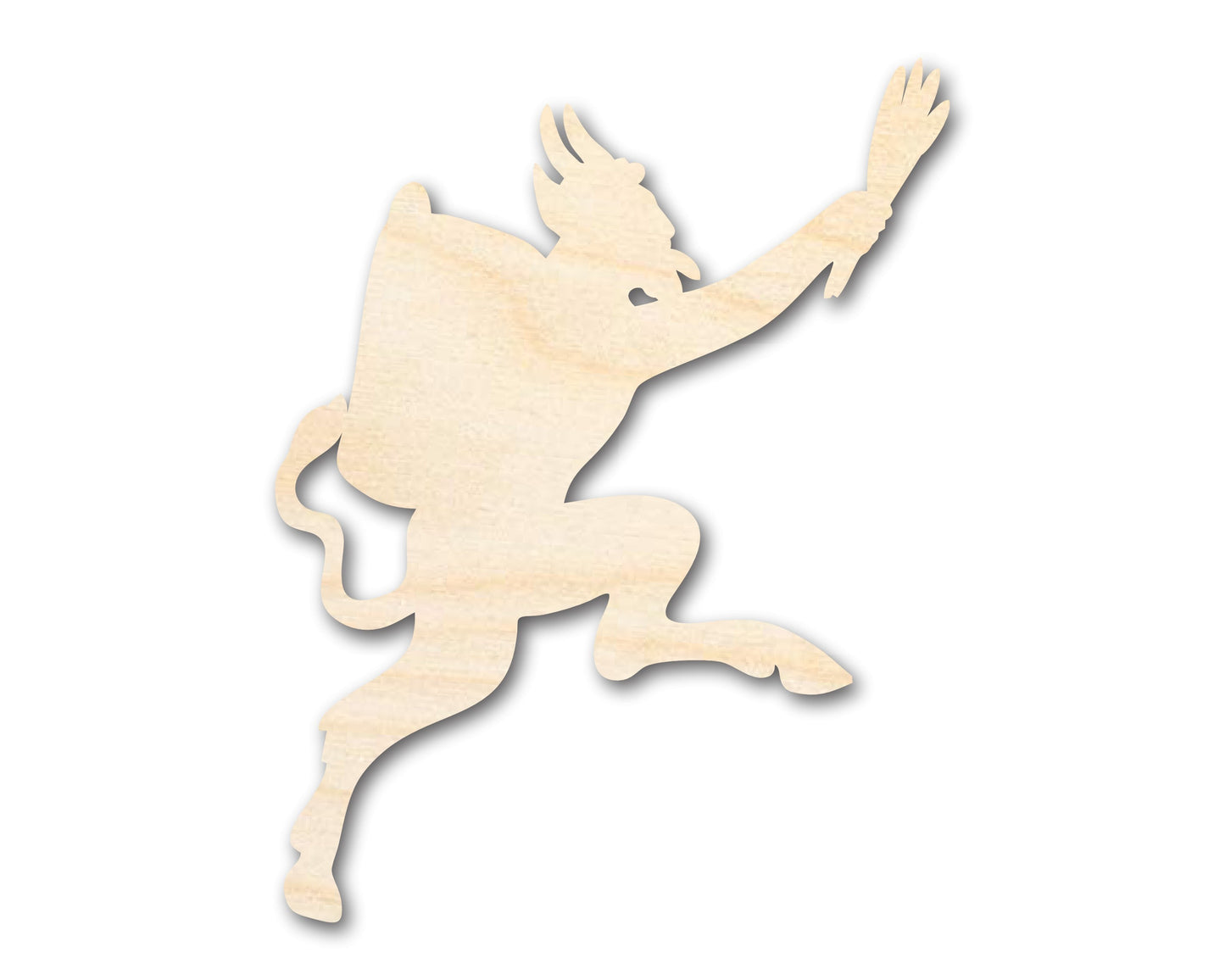 Unfinished Krampus Shape | Craft Cutout | up to 46" DIY