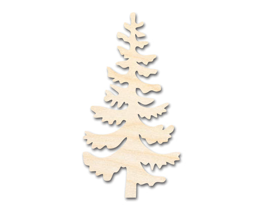 Unfinished Wood Pine Tree Shape - Craft - up to 46"