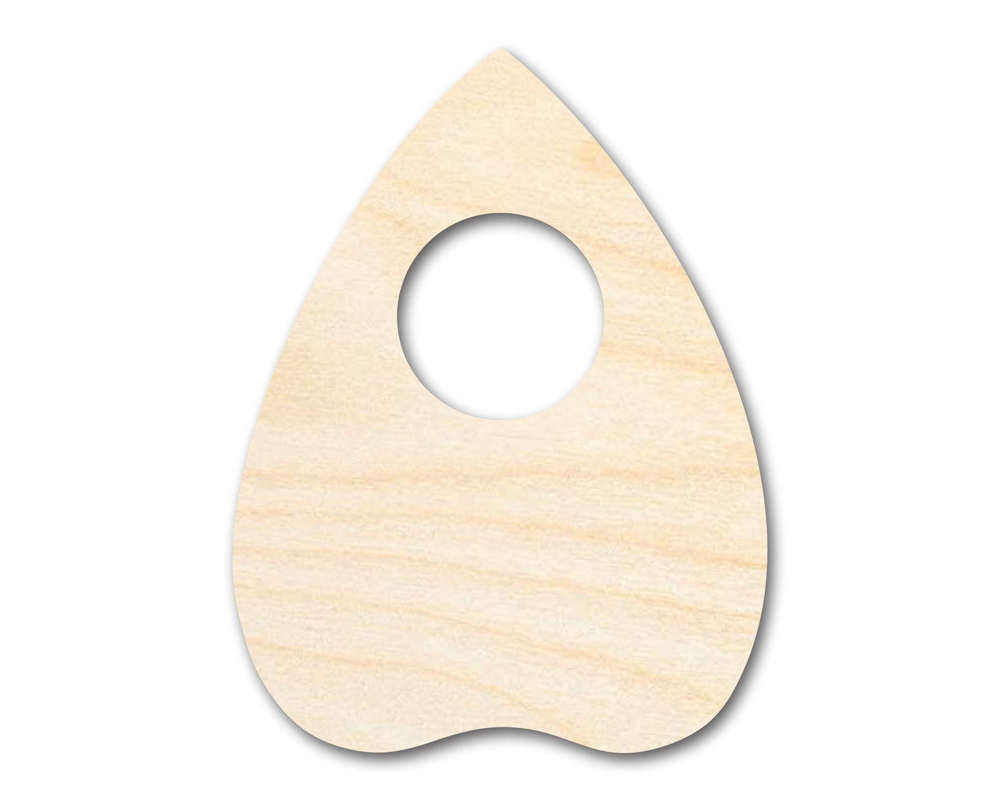 Unfinished Wood Planchette Shape - Craft - up to 46"