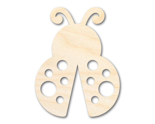 Unfinished Wood Ladybug Shape - Craft - up to 46"
