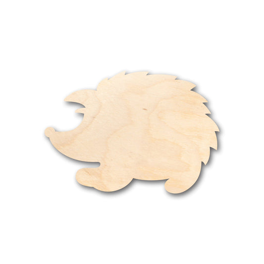 Unfinished Wood Baby Porcupine Shape - Craft - up to 46" DIY