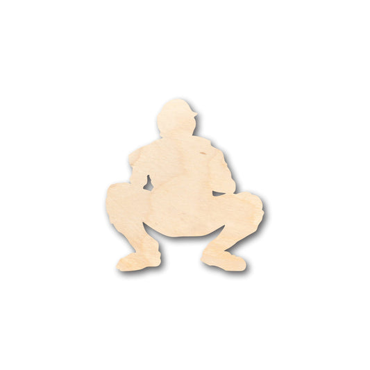 Unfinished Wood Baseball Catch Shape - Craft - up to 46" DIY