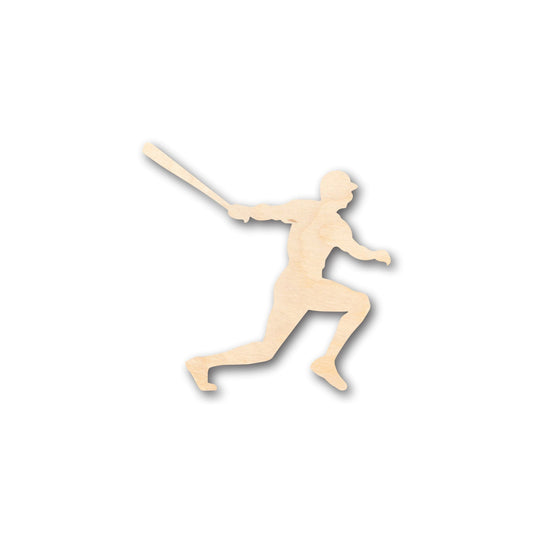 Unfinished Wood Baseball Player Shape - Craft - up to 46" DIY