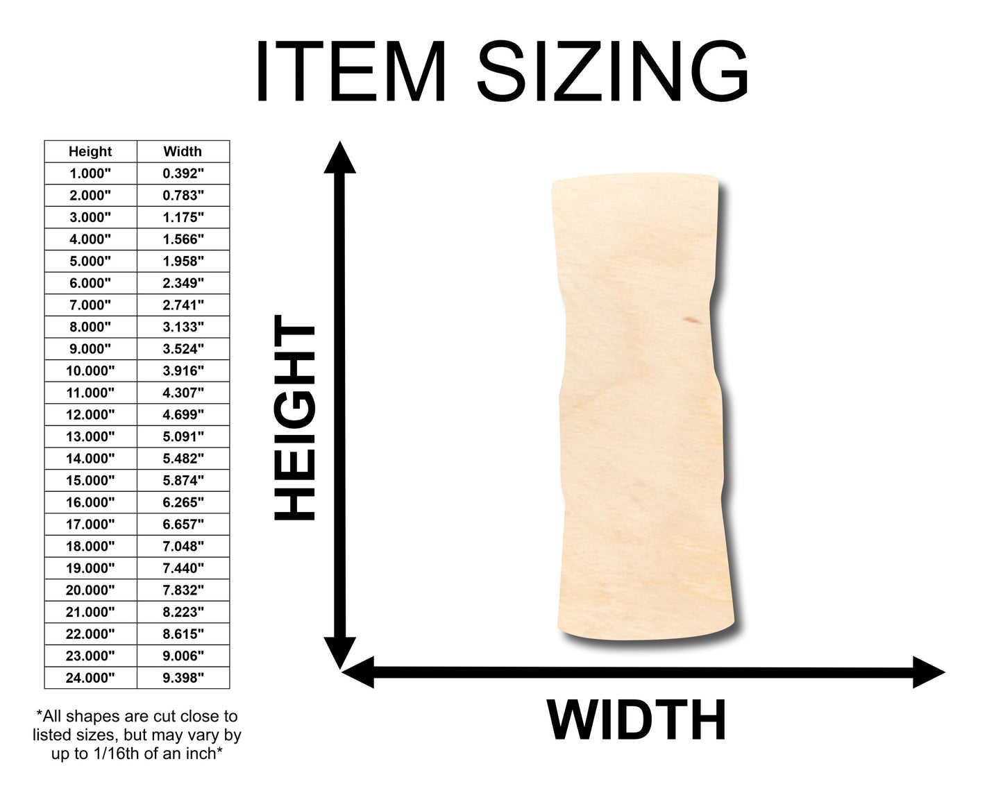 Unfinished Wood Blank Tiki Head Shape - Craft - up to 46" DIY