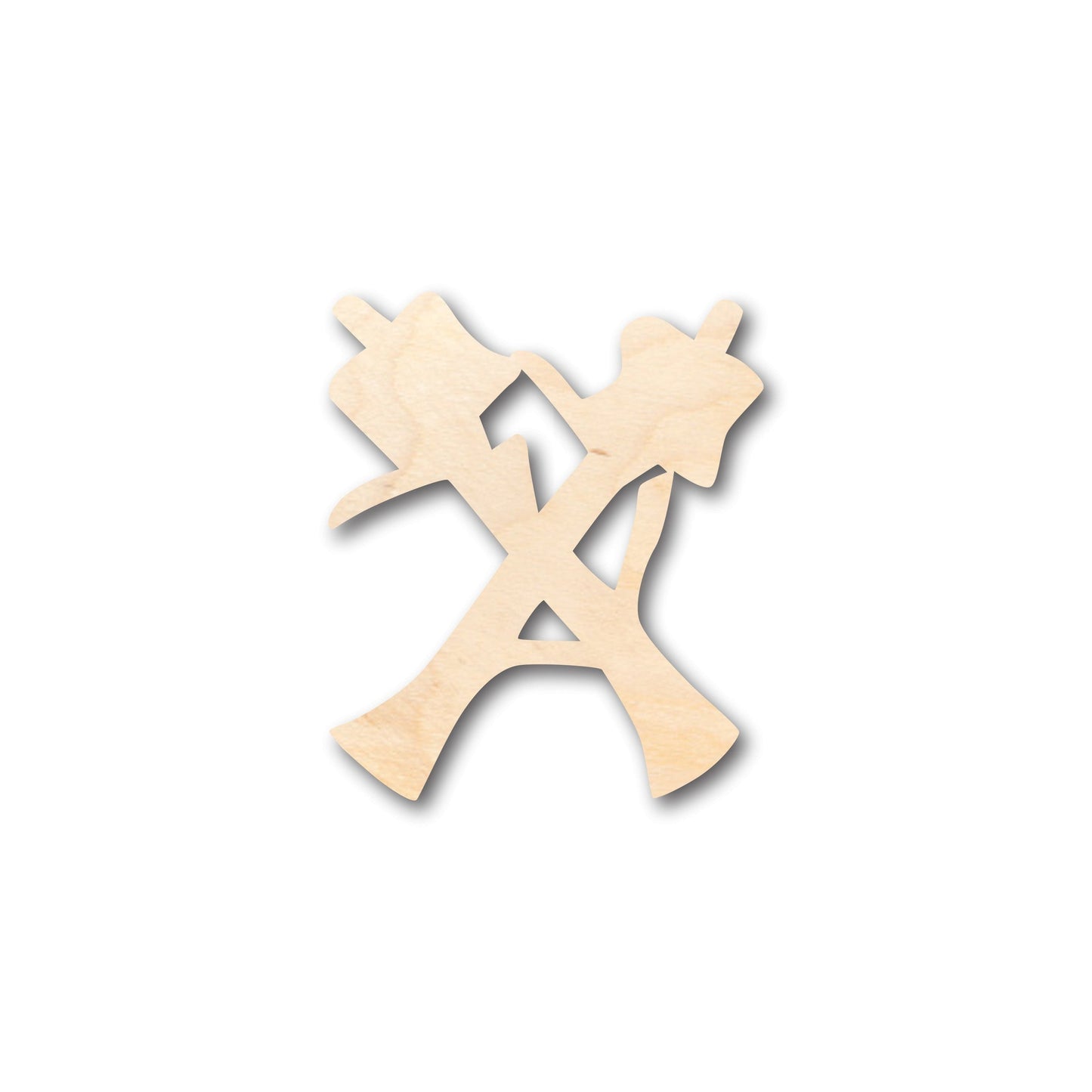 Unfinished Wood Branch Stick Smores Shape - Craft - up to 46" DIY