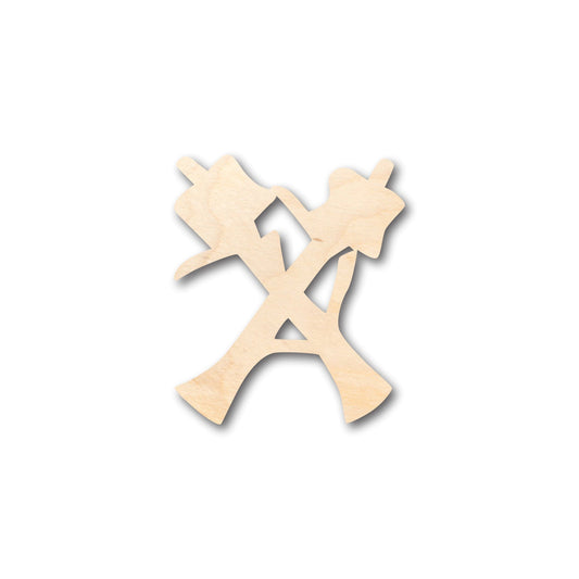 Unfinished Wood Branch Stick Smores Shape - Craft - up to 46" DIY