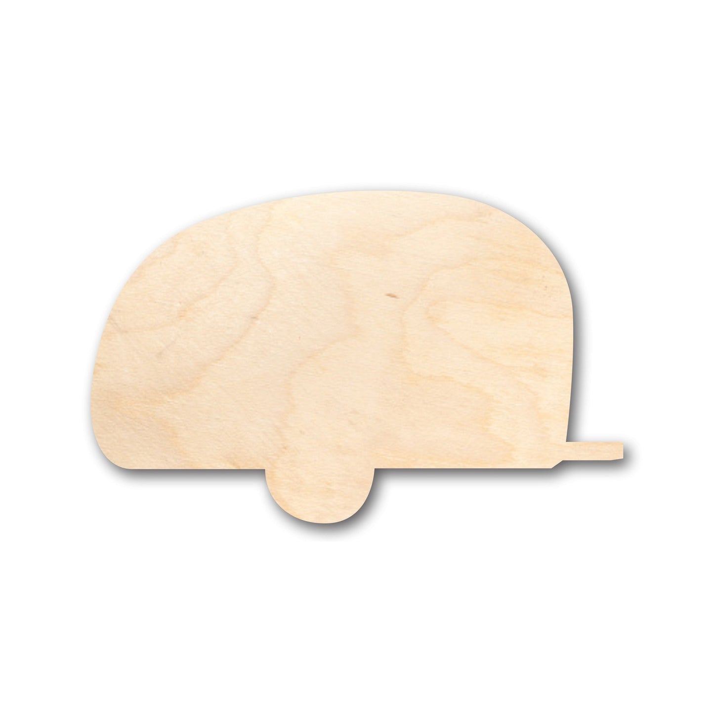 Unfinished Wood Camping Trailer Shape - Craft - up to 46" DIY