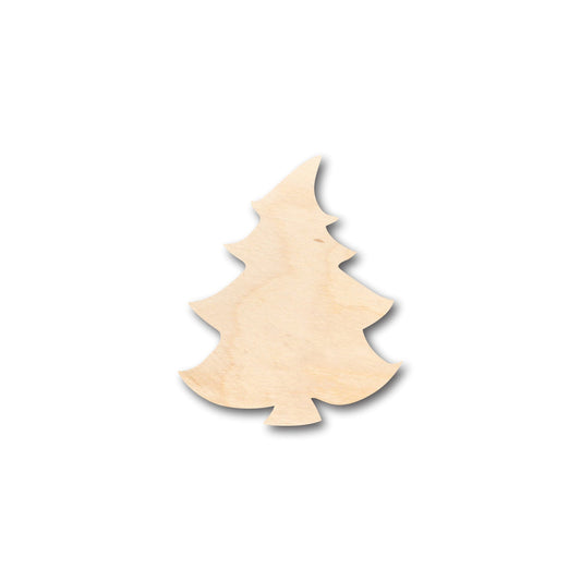 Unfinished Wood Cartoon Christmas Tree Shape - Craft - up to 46" DIY