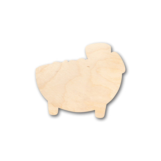 Unfinished Wood Chips Salsa Guacamole Shape - Craft - up to 46" DIY