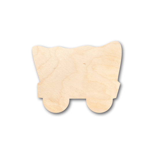 Unfinished Wood Covered Wagon Shape - Craft - up to 46" DIY