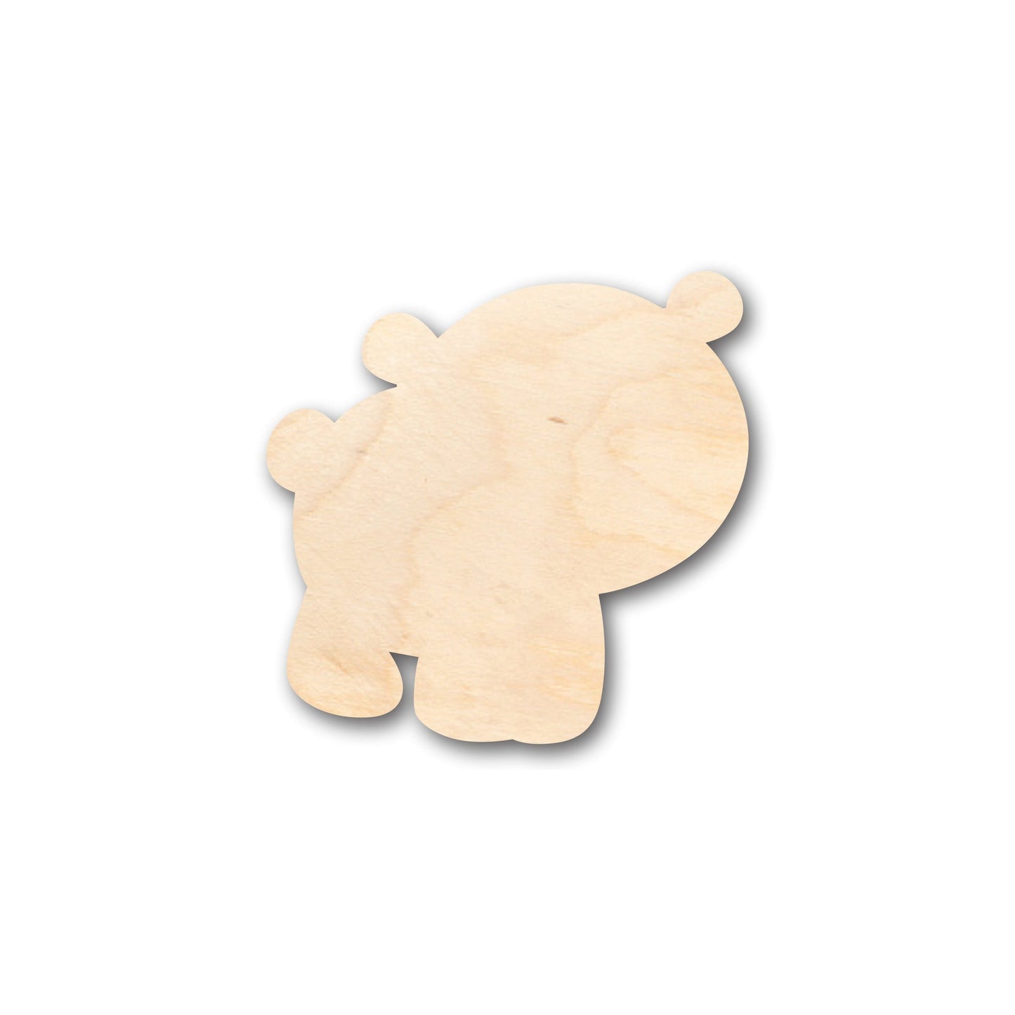Unfinished Wood Cute Baby Bear Shape - Craft - up to 46" DIY